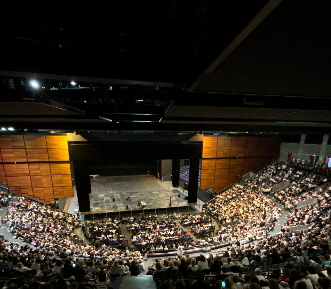 La répétition générale pour les choristes du Chœur du Sud au Zénith de Toulon